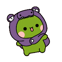 Dance Frog Sticker by Kibbi