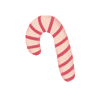 Candy Cane Christmas Sticker