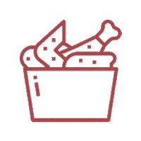 festival chicken Sticker by Brook Steakburguer