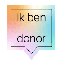 Plasma Donor Sticker by Sanquin