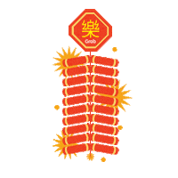 Chinese New Year Mouse Sticker by GrabFoodMY