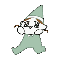 Happy Run Sticker