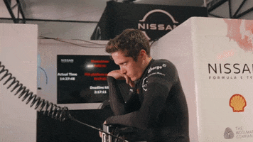 Thinking Think GIF by Nissan Motorsport