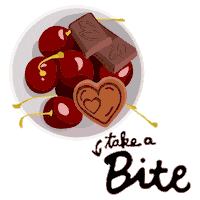 alicepiter bite вишня takeabite biterussia Sticker