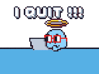 Frustrated Pixel Art Sticker by Potatozzz by 9GAG