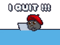 Frustrated Pixel Art Sticker by Potatozzz by 9GAG