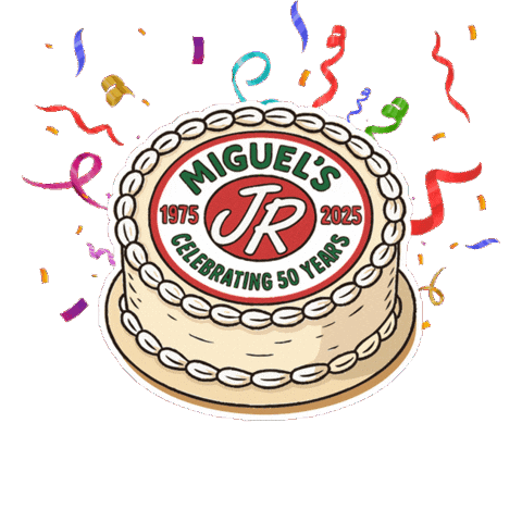 Anniversary 50Years Sticker by Miguel's Jr