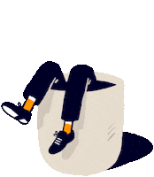 Tired Coffee Sticker by christowski
