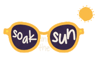 summertideswim summer sun sunglasses bright Sticker
