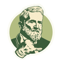 Hang Loose Old Man Sticker by OM Scott and Sons