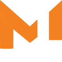 Logo Orange Sticker by Maskineriet