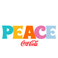Unity Peace Sticker by Coca-Cola