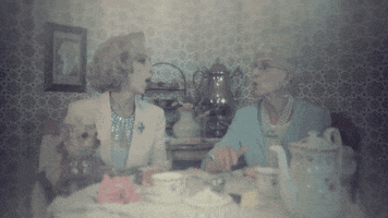 music video white powder perm GIF by Rich White Ladies