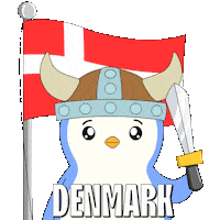 Penguin Flag Sticker by Pudgy Penguins