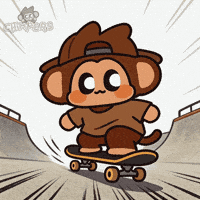 Skating Tony Hawk GIF by Chimpers