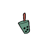 Ainfar drink drinks boba matcha Sticker
