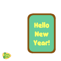 Happy New Year Friends Sticker