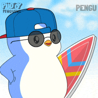 Spring Break Summer GIF by Pudgy Penguins