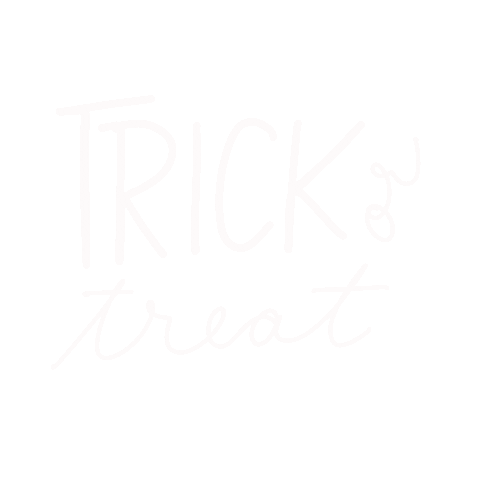 Happy Trick Or Treat Sticker by BrittDoesDesign