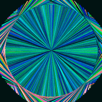 quasicrystals 3d abstract kaleidoscope crystals GIF