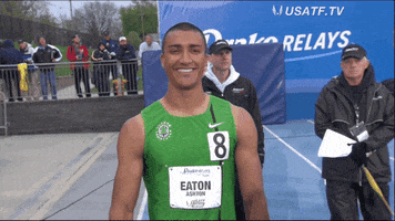 track and field thumbs up GIF by RunnerSpace.com