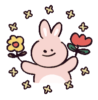 Happy Flower Sticker