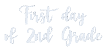 First Day Of School Sticker