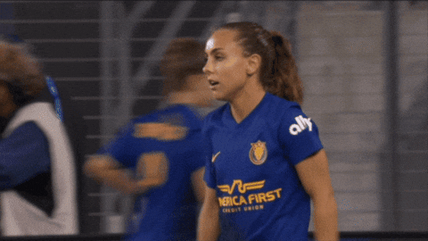 Hang Loose Call Me GIF by National Women's Soccer League