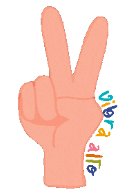 Love And Peace Hand Sticker