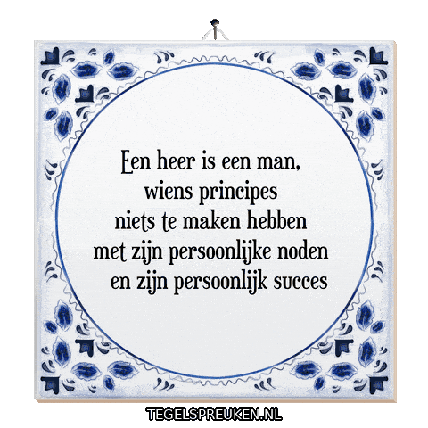 Humor Respect Sticker by Tegelspreuken.nl