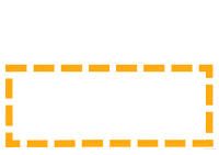 Orange Frame Sticker