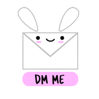 Bunny Message Sticker