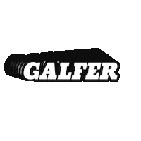 Galfer galfer galfer logo Sticker