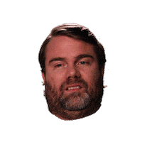 Floating Head Nick Hasty Sticker by Originals