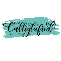 Calliglaiphy Sticker