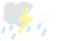 Rain Weather Sticker