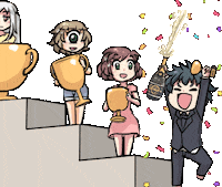 Party Win Sticker by Jin