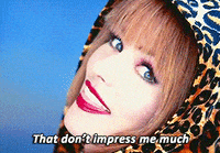 Unimpressed Shania Twain GIF