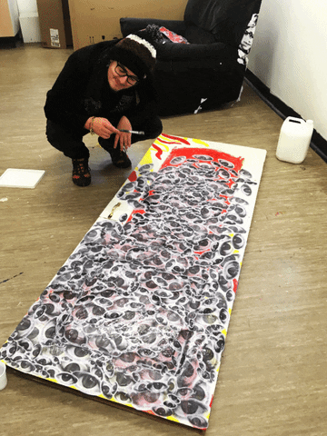 RealityParadox giphyupload art work trippy GIF