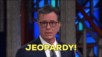 Stephen Colbert Jeopardy GIF by The Late Show With Stephen Colbert