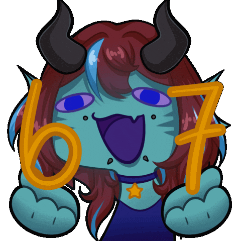 SlushyVT anime vtuber demon trend Sticker