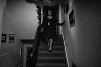 Black And White Stairs GIF by Amy Winehouse