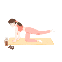 17beautyhouse workout healthy yoga exercise Sticker