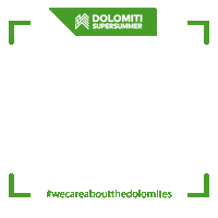 Frame Mountain Sticker by Dolomiti Superski