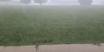 Hail Falls in Wisconsin Amid Severe Storms