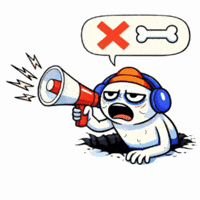 Red X Shut Up GIF