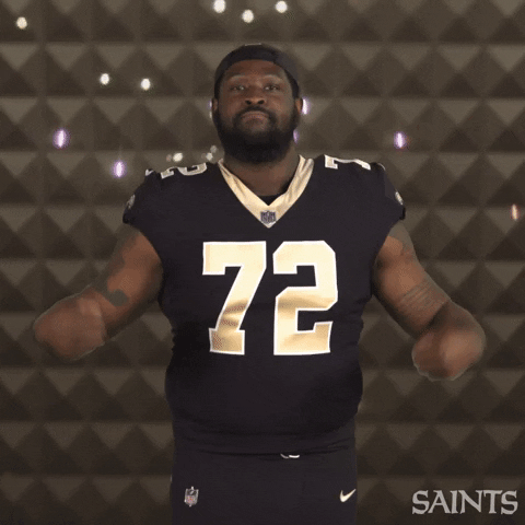 Nfl Go Saints GIF by New Orleans Saints