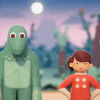 BigLizard animation space animated adventure GIF