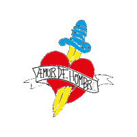 Gay Corazon Sticker by usamorde