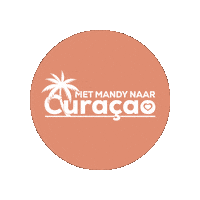 metmandynaarcuracao curacao metmandynaarcuracao mandyvanwillegen reismagazine Sticker